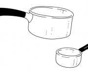 Coloriage Une casserole