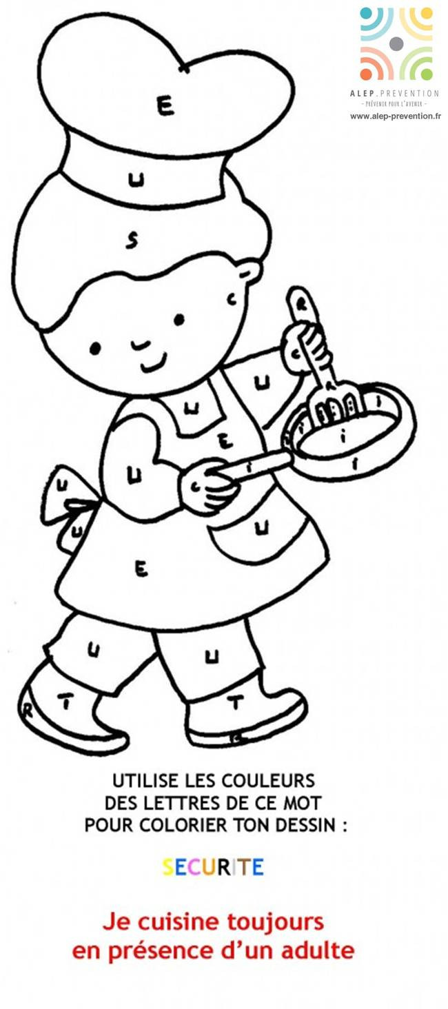 Coloriage Toque De Cuisinier