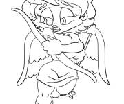 Coloriage Belle ange d'amour