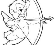 Coloriage Cupidon ange