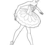 Coloriage Barbie danseuse classique de Disney