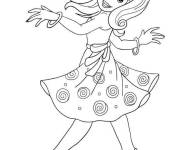 Coloriage Danse de la fashionista