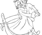 Coloriage Danseur et danseuse de Valse