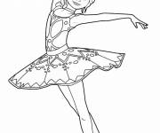 Coloriage et dessins gratuit Danseuse Felicie Milliner à imprimer