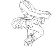 Coloriage et dessins gratuit Princesse danseuse de Disney à imprimer