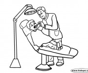 Coloriage Dentiste