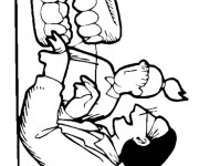 Coloriage Dentiste et la sant&eacute; des dents