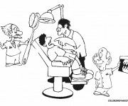 Coloriage Dentistes et le soin des dents