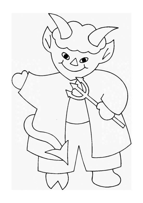 dessin de petit diable