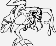 Coloriage Diable Tasmanien