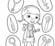 Coloriage et dessins gratuit Docteur 3 à imprimer