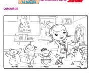 Coloriage Docteur La peluche magique