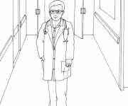 Coloriage Hôpital en ligne
