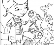 Coloriage et dessins gratuit Magique docteur la Peluche à imprimer