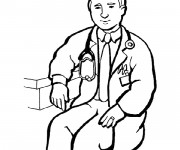 Coloriage Docteur