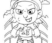 Coloriage Chibi Haaland