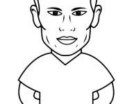 Coloriage Emoji de Haaland