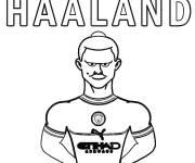 Coloriage Figurine de Haaland