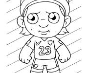 Coloriage Haaland chibi