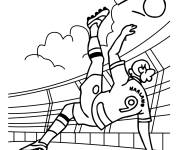 Coloriage Haaland dans la coupe du monde