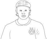 Coloriage Haaland d&eacute;taill&eacute; pour enfants