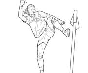 Coloriage et dessins gratuit Haaland en col&egrave;re  à imprimer