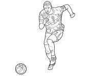Coloriage Haaland tout rapide