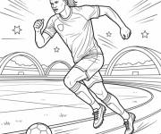 Coloriage Sprinteur Haaland