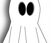 Coloriage Fantome 3D