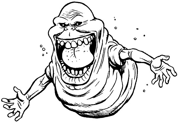 Coloriage Fantome dessin qui fait peur dessin gratuit à imprimer