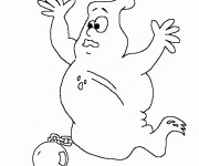 Coloriage Fantome emprisonn&eacute;