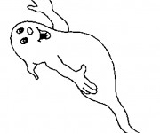 Coloriage Fantome se balade