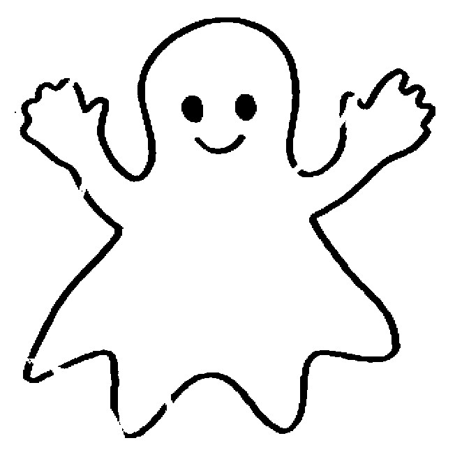 Coloriage Fantome gratuit à imprimer