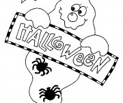 Coloriage Halloween adulte