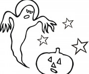 Coloriage Halloween citrouille