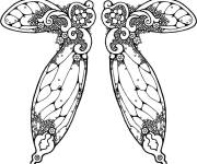 Coloriage Ailes de f&eacute;e magiques