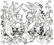 Coloriage Dessins des diff&eacute;rentes f&eacute;es de dessin anim&eacute;