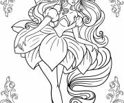 Coloriage F&eacute;e ballerine pour adulte