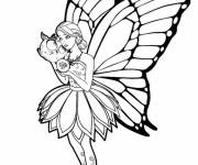 Coloriage F&eacute;e Barbie de Disney