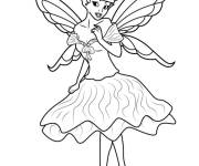 Coloriage F&eacute;e en toute beaut&eacute;