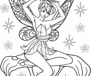 Coloriage F&eacute;e Tinker Bell pour adulte