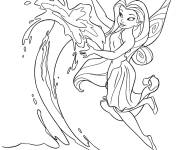 Coloriage La f&eacute;e des mers