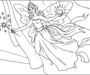 Coloriage La petite souris en volant