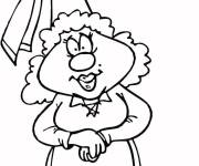Coloriage princesse F&eacute;e dr&ocirc;le