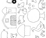 Coloriage et dessins gratuit Animaux de Ferme à imprimer