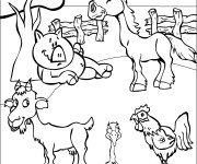 Coloriage animaux dessin en ligne