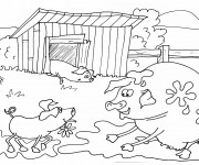 Coloriage Fermier 50