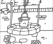 Coloriage Le puits