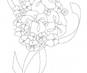 Coloriage Fleuriste 16