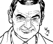 Coloriage Gangster Mr Bean
